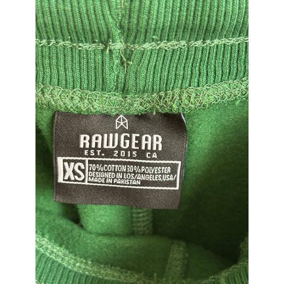 Rawgear Heavyweight Cotton Jogger Sweatpants Green Men's Size XS NWT - Picture 4 of 6